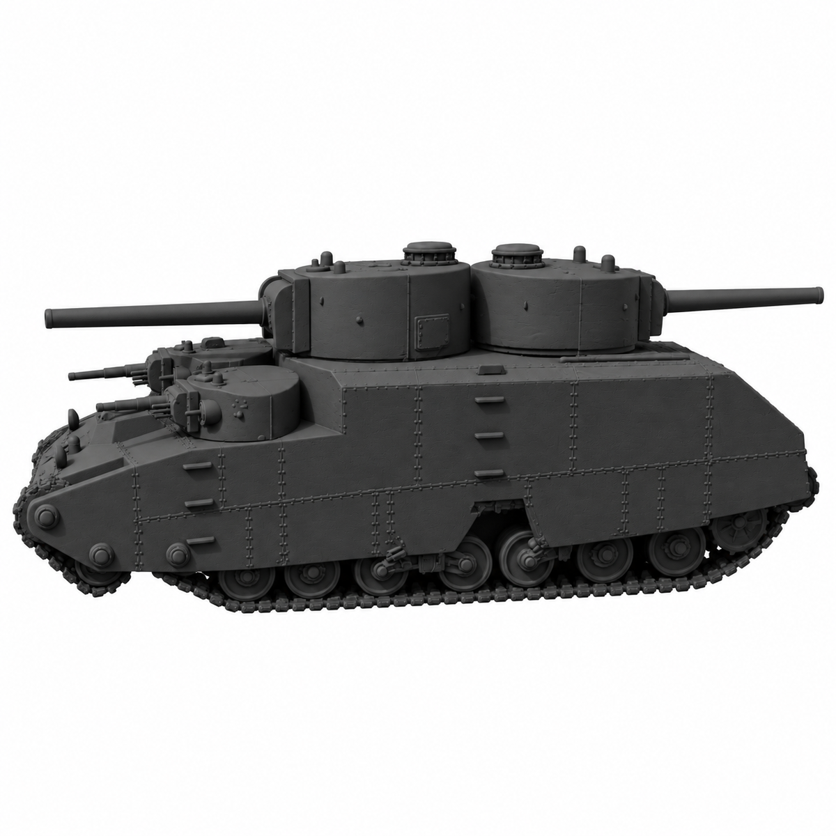 SSMODEL 1/72 1/144 T-39 Soviet experimental superheavy tank MODEL kit TSS0009 — detail view 2