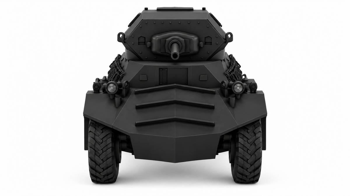 SSMODEL 1/72 1/144  Rhino heavy armoured car Australia Tank MODEL kit TSS1161 — detail view 3