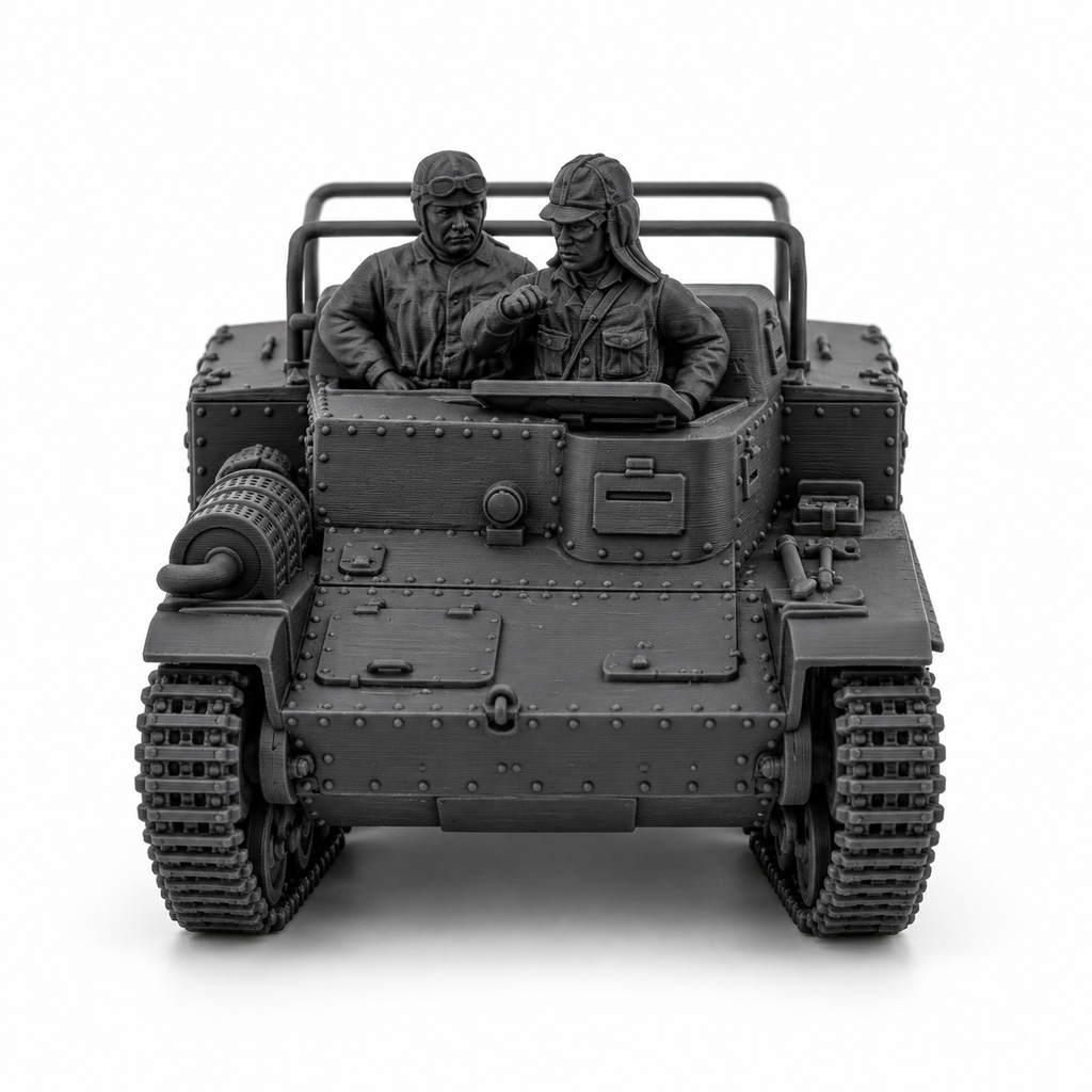 SSMODEL1/72 1/144 Multi-Scale WWII Japanese Tankmen Crew Set Resin Model TSS1002
