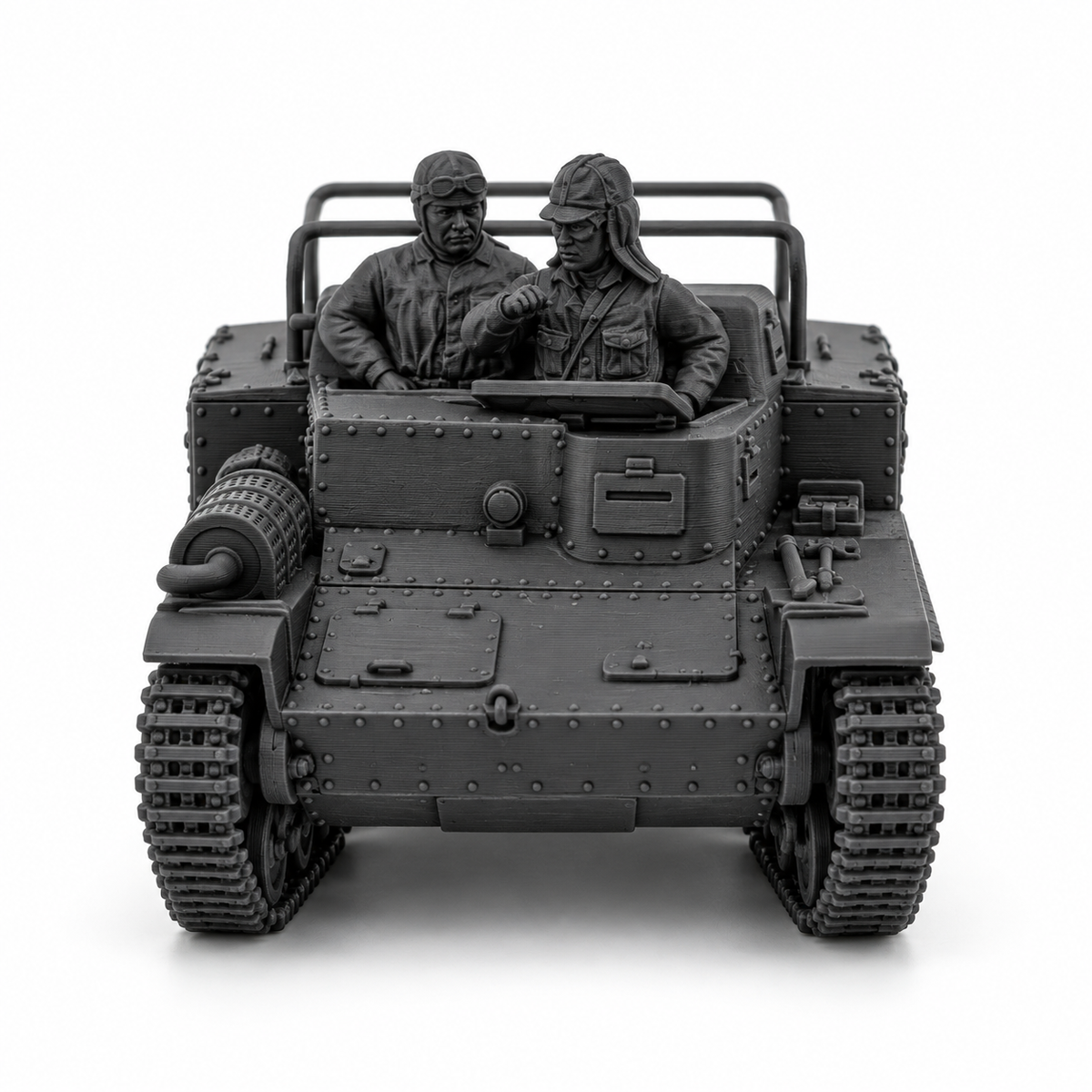 SSMODEL1/72 1/144 Multi-Scale WWII Japanese Tankmen Crew Set Resin Model TSS1002 — detail view 2