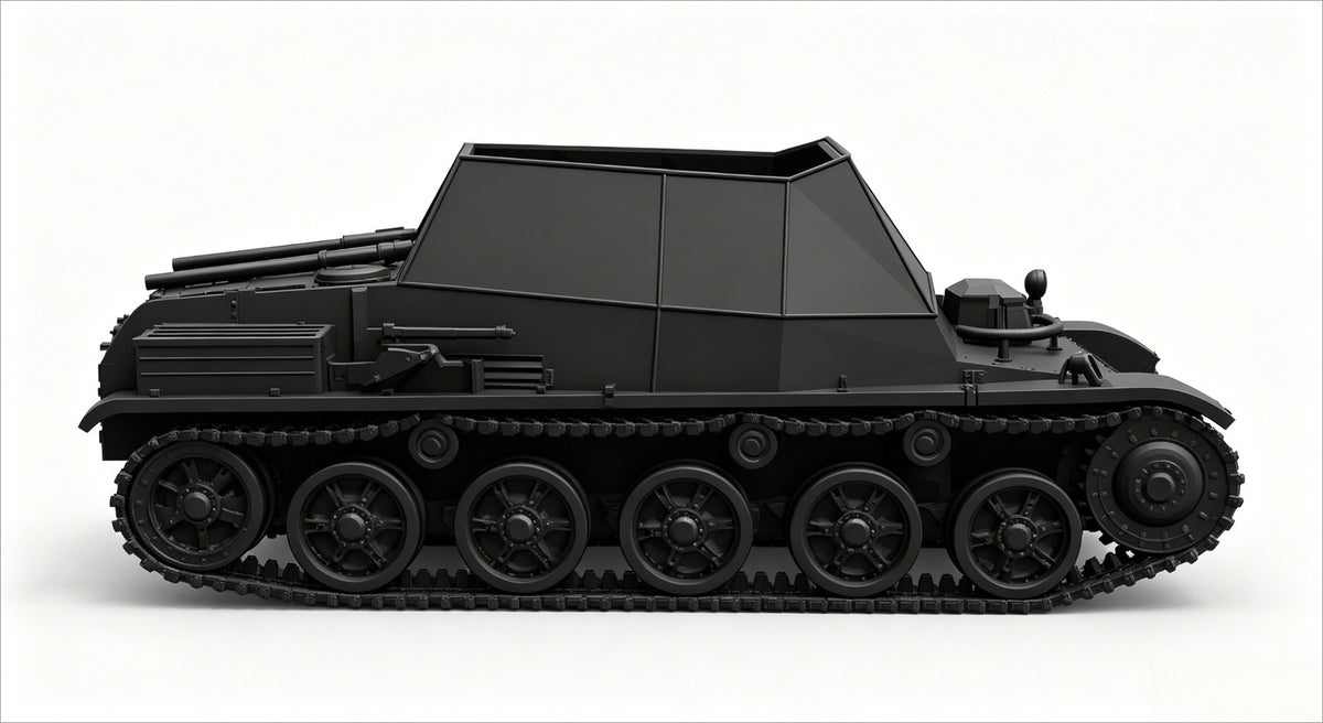 SSMODEL 1/72 1/144 Multi Scale Straussler V-4 tank Resin Model Kit TSS0252 — detail view 3