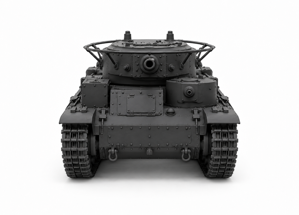 SSMODEL 1/72 1/144 Multi Scale Medium tank T-28А USSR WW2 Tank MODEL kit TSS1316