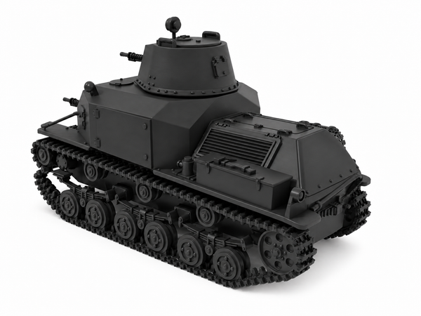 SSMODEL 1/72 1/144 Multi Scale Type 92 Jyu-Sokosha early Tank MODEL kit TSS1383