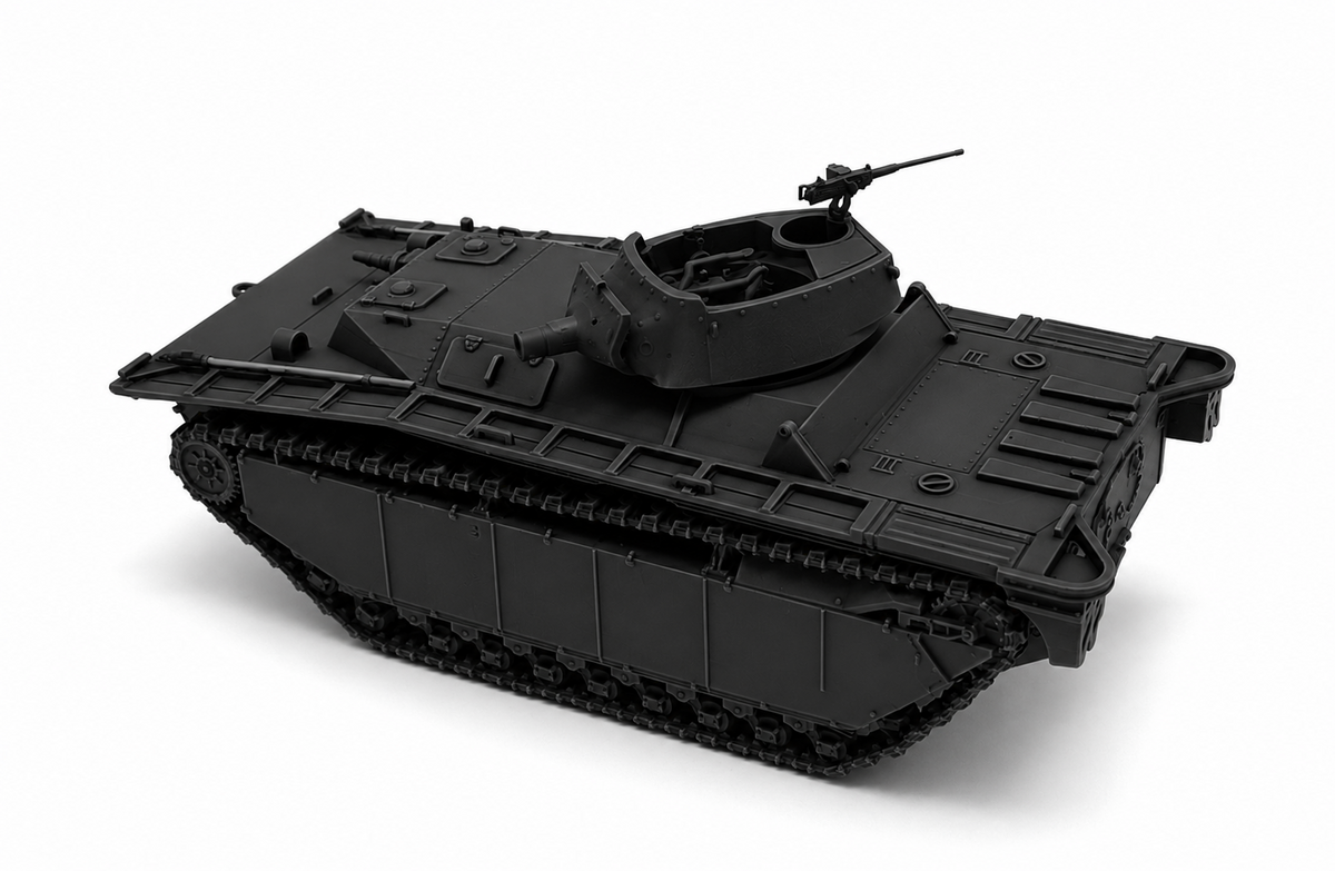 SSMODEL 1/72 1/144 Multi Scale LVT(A)-4 US Marines USTank MODEL kit TSS0665 — detail view 14