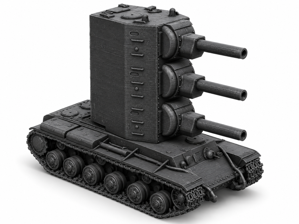 SSMODEL 1/72 1/144 Multi Scale KV-2-2-2 Funny Fictional Tank MODEL kit TSS0498