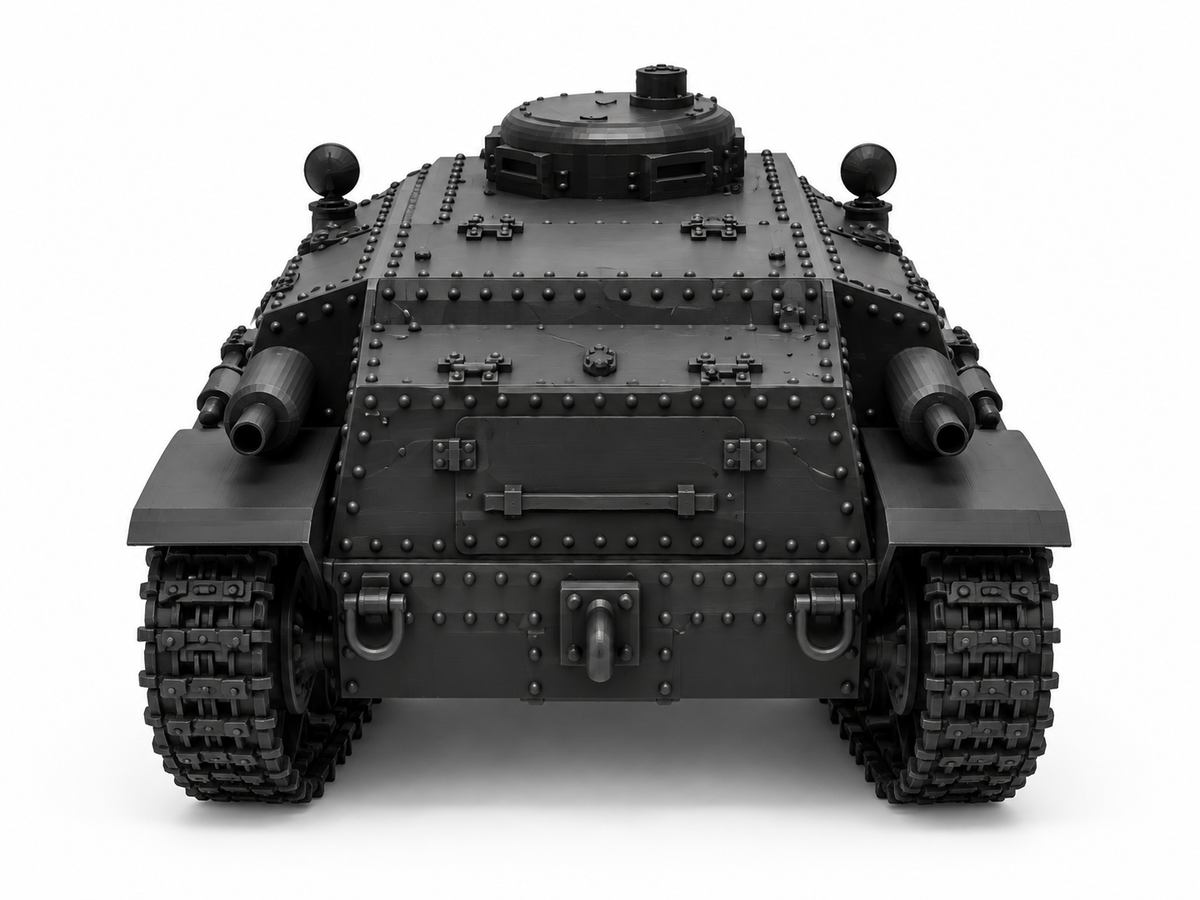 SSMODEL 1/72 1/144 Multi Scale T-23 tank Resin Model Kit TSS0276 — detail view 4