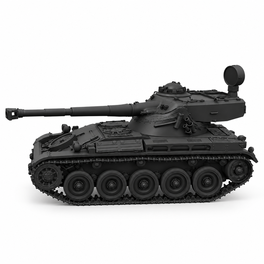 SSMODEL 1/72 1/144 Multi Scale ARL 44 French Postwar HeavyTank MODEL kit TSS0372