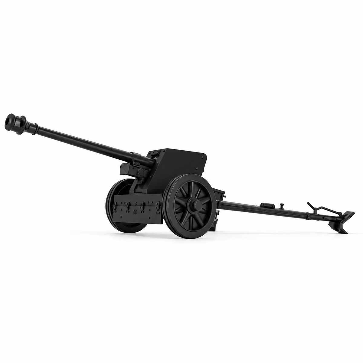 SSMODEL 1/72 1/144 Multi Scale Anti-tank 7.5cm PAK 40 Resin MODEL KIT TSS1409 — detail view 4