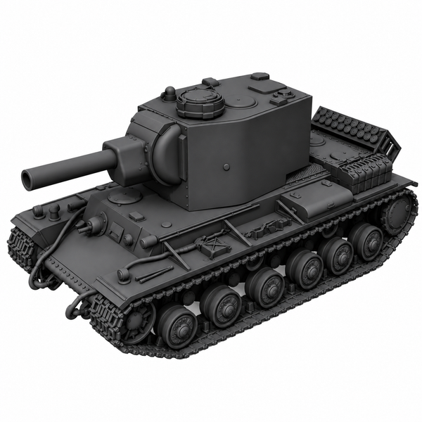 SSMODEL 1/72 1/144 Multi Scale Pz.Kpfw. KW II 754 r tank Resin Model Kit TSS0179