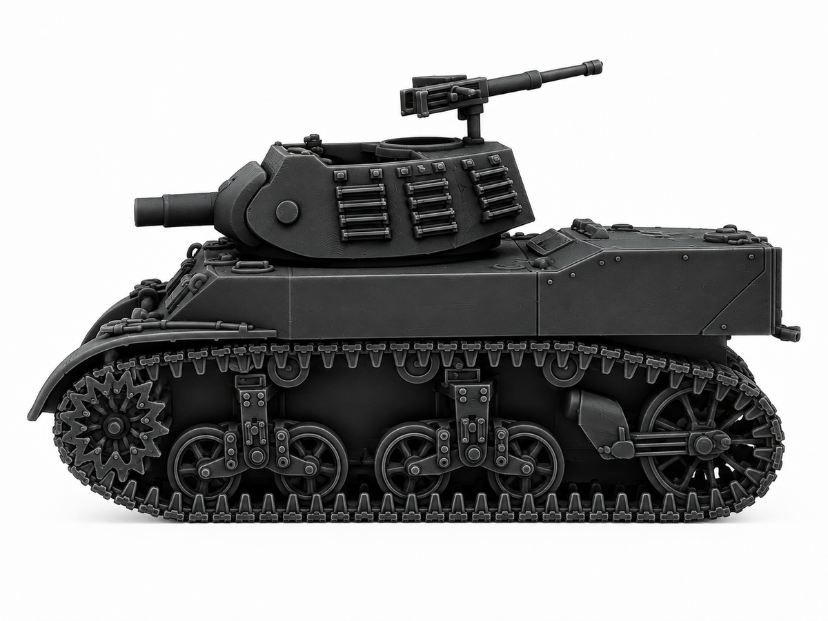 SSMODEL 1/72 1/144 Multi Scale M8 Scott Howitzer Motor Carriage US MODEL TSS1134 — detail view 4
