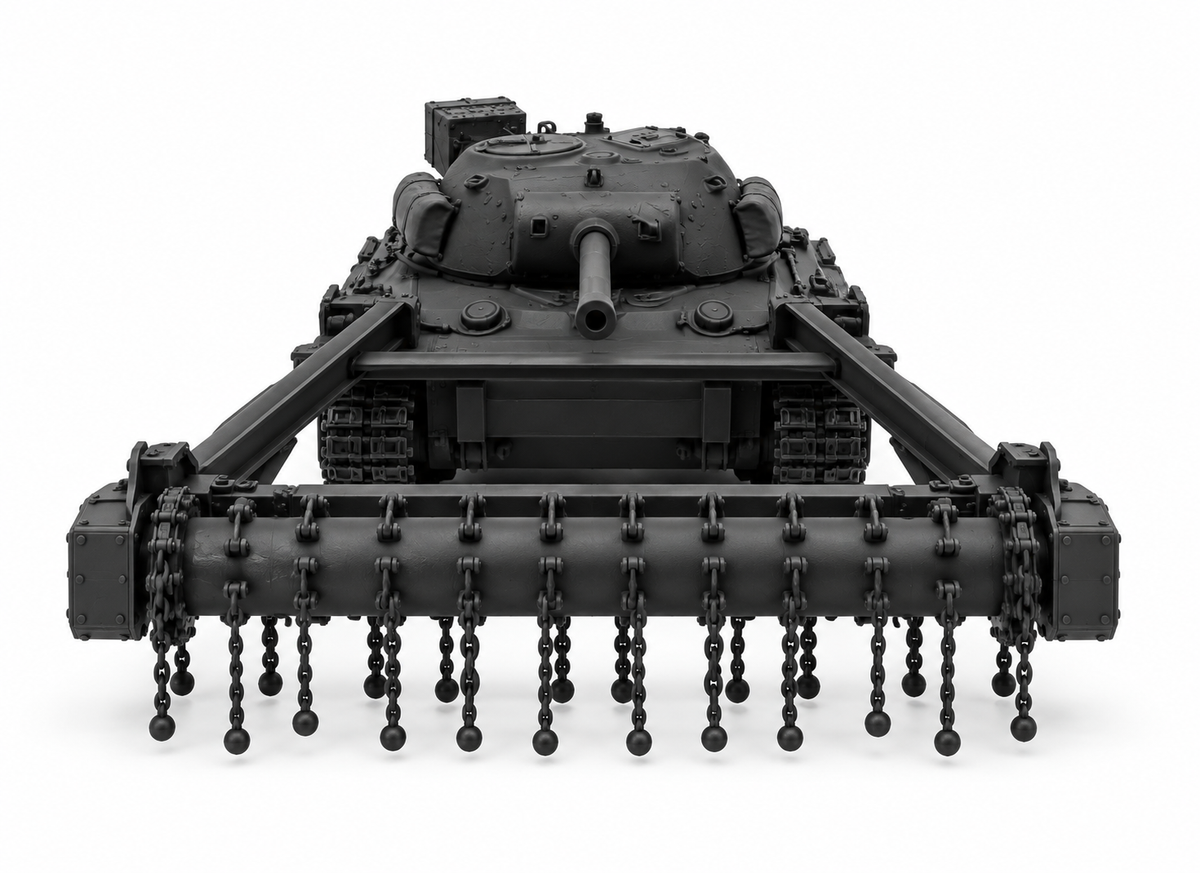 SSMODEL 1/72 1/144 Multi Scale Sherman M4A4 Crab US WW2 Tank MODEL TSS1315 — detail view 2