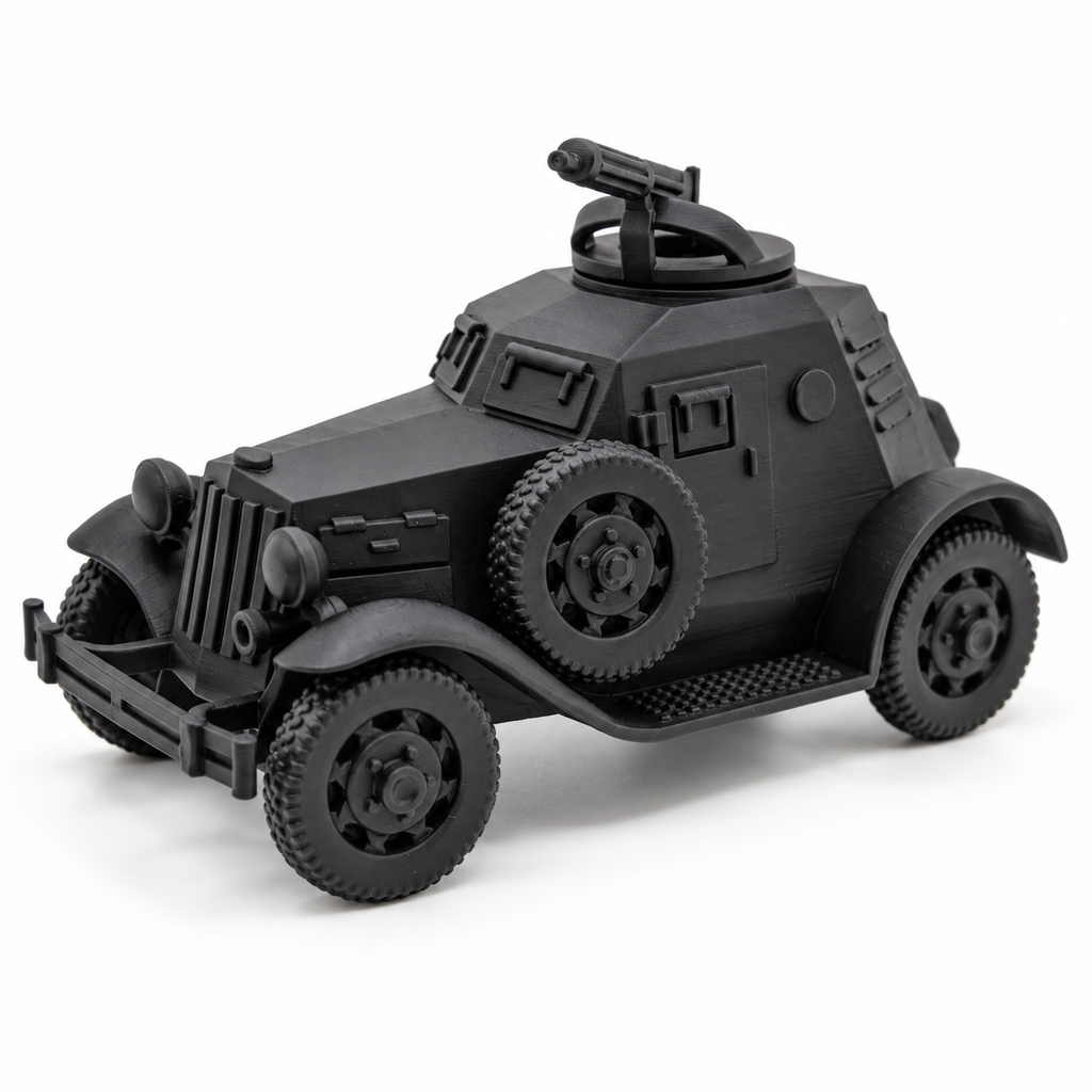 SSMODEL 1/32 1/35 1/48 1/64 WWII Soviet D-12 Armored Car Resin Model Kit TSS1234