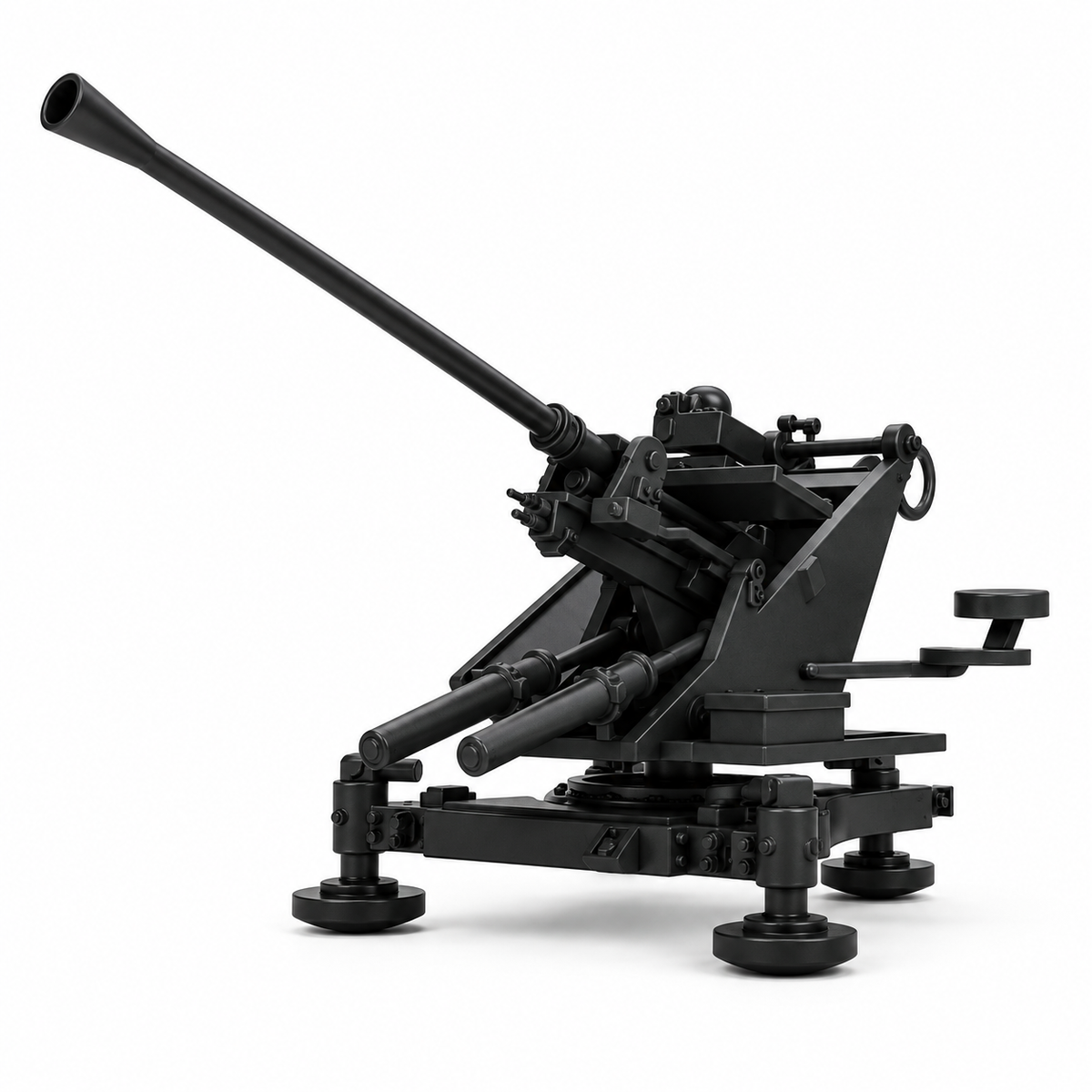 SSMODEL 1/72 1/144 A-gun 3.7cm Flak 36 on cross Gunner Resin MODEL KIT TSS1449 — detail view 9