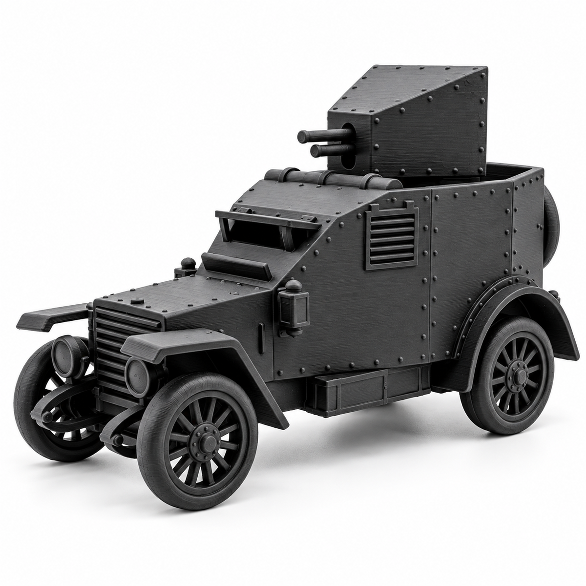 SSMODEL 1/72 1/144 Multi-Scale WW1 French 1914 Armoured Car Resin Model TSS1201 — detail view 11