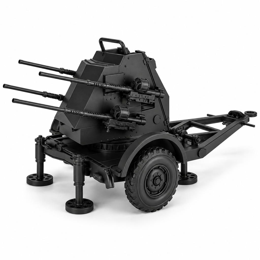 SSMODEL 1/72 1/144 Multi Scale Quad Polsten AA guns Canada Resin Model TSS0915