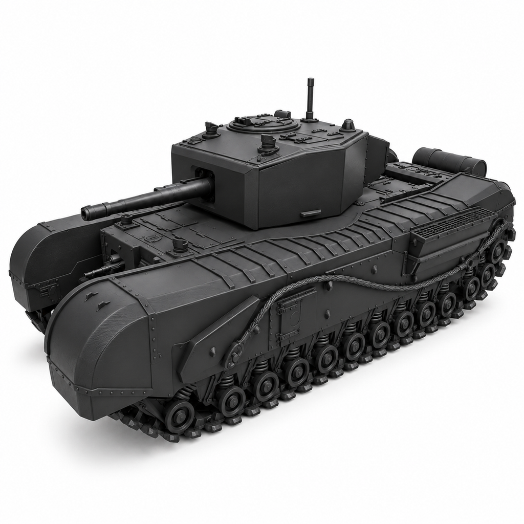 SSMODEL 1/72 1/144 Multi Scale Churchill MK III UK Tank Resin Model Kit TSS0800