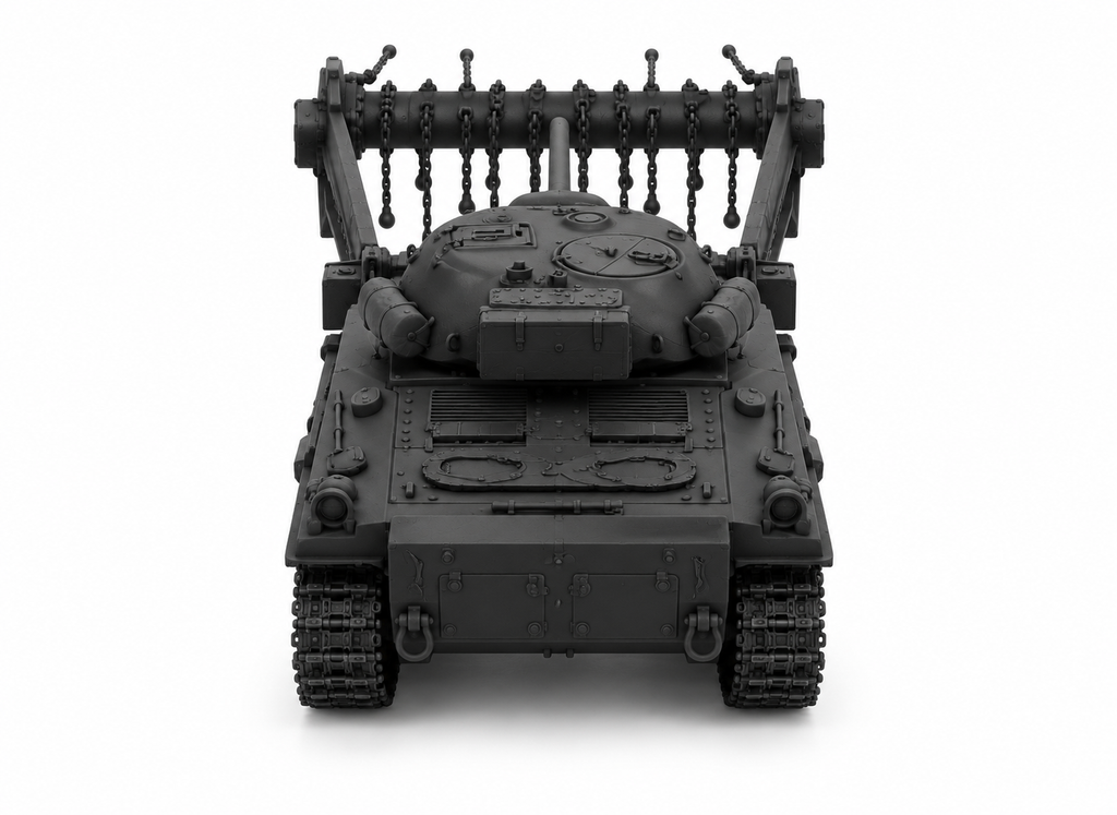 SSMODEL 1/72 1/144 Multi Scale Sherman M4A4 Crab US WW2 Tank MODEL TSS1315