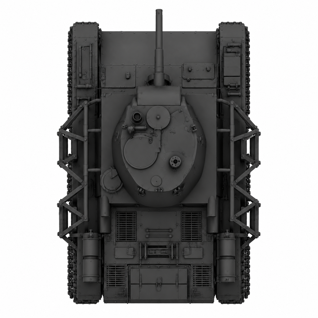 SSMODEL 1/72 1/144 Multi Scale PzKpfw 740r German fictional light Model TSS0051