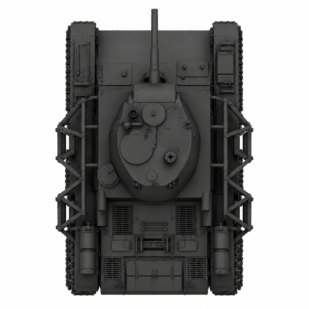 SSMODEL 1/72 1/144 Multi Scale PzKpfw 740r German fictional light Model TSS0051 — detail view 4