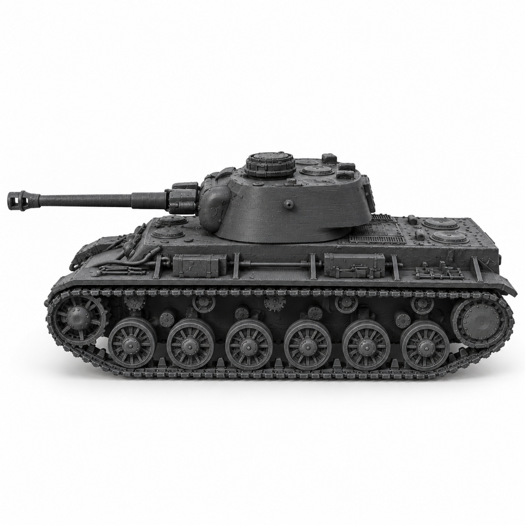 SSMODEL 1/72 1/144 Multi Scale Pz.Kpfw. KW I 756 (r) Tank MODEL kit TSS0106