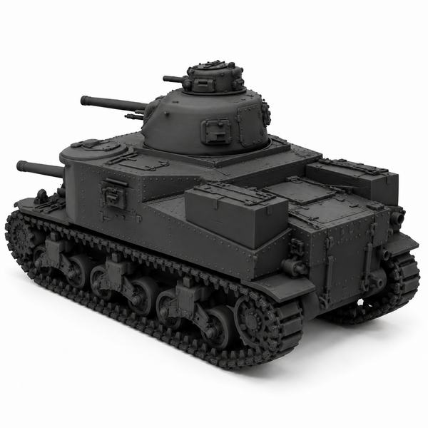 SSMODEL 1/72 1/144 Multi-Scale M3 Lee Medium Tank Resin MODEL KIT TSS0222