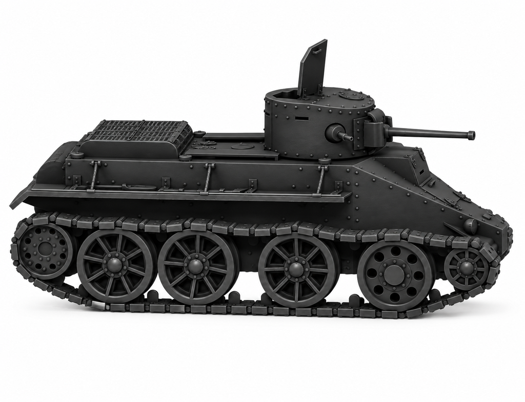 SSMODEL 1/72 1/144 Multi Scale Light BT-2 USSR 1932 Interwar Tank MODEL TSS1152