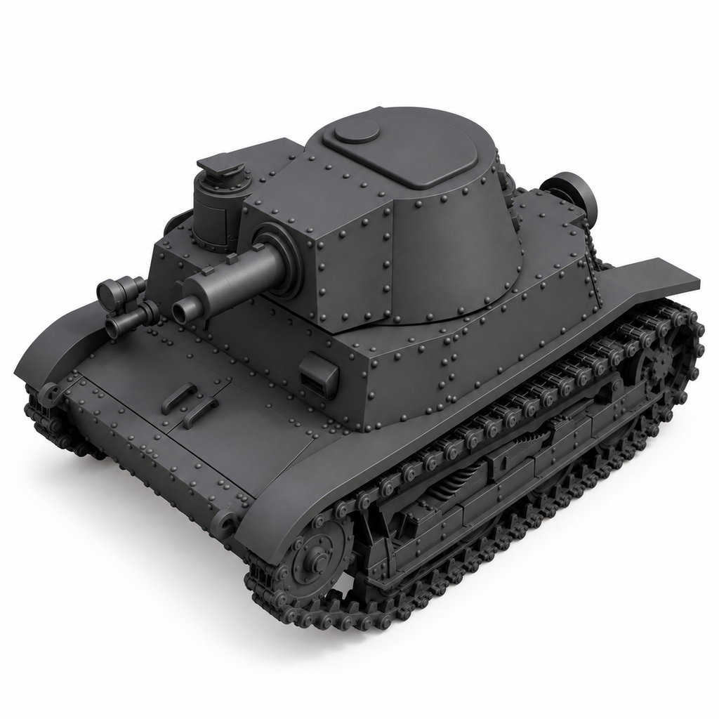 SSMODEL 1/72 1/144 Multi Scale TKW Tank Resin  MODEL kit TSS0303