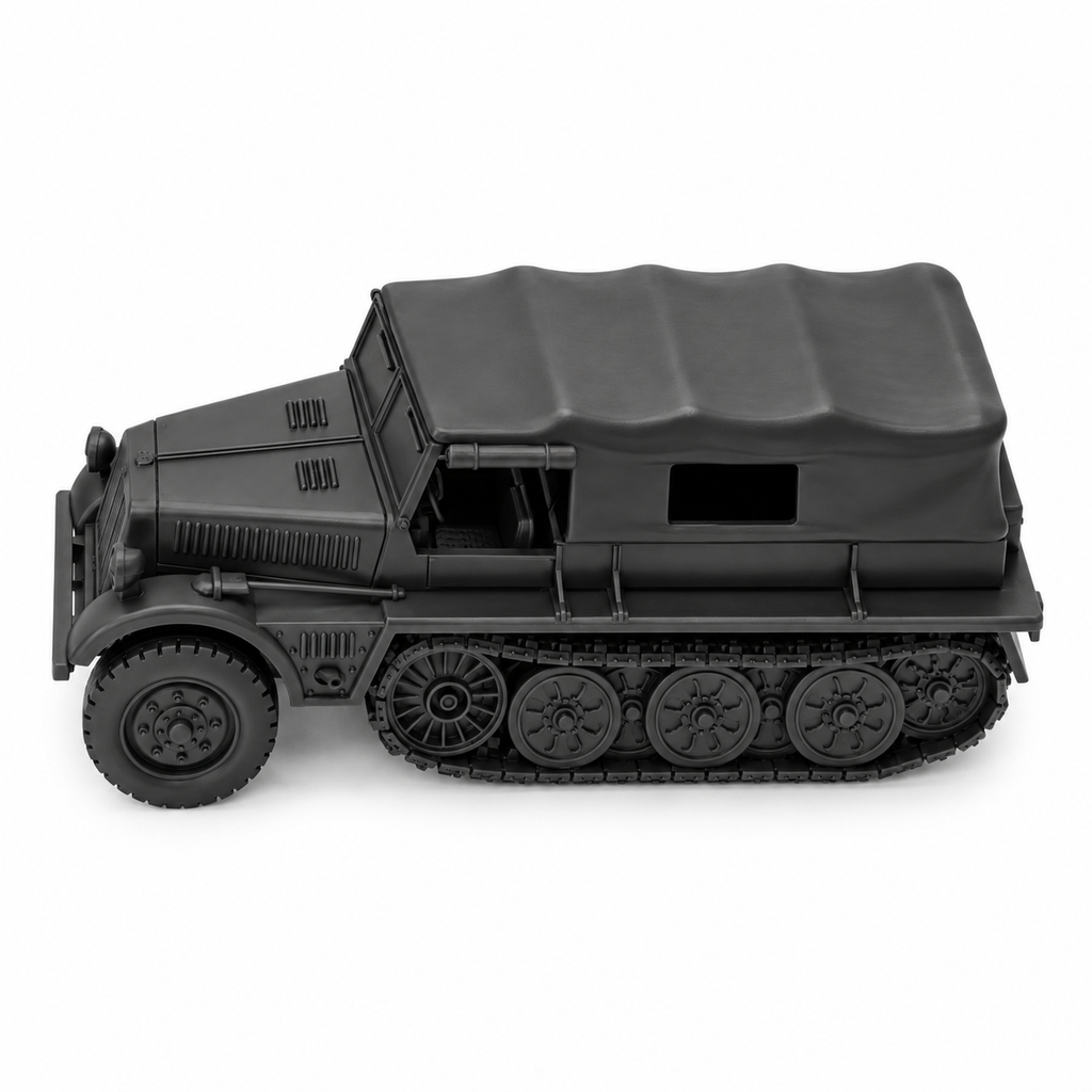 SSMODEL 1/72 1/144 Sd.Kfz.10/2 Demag with 21cm Nebelwerfer Resin MODEL TSS1521