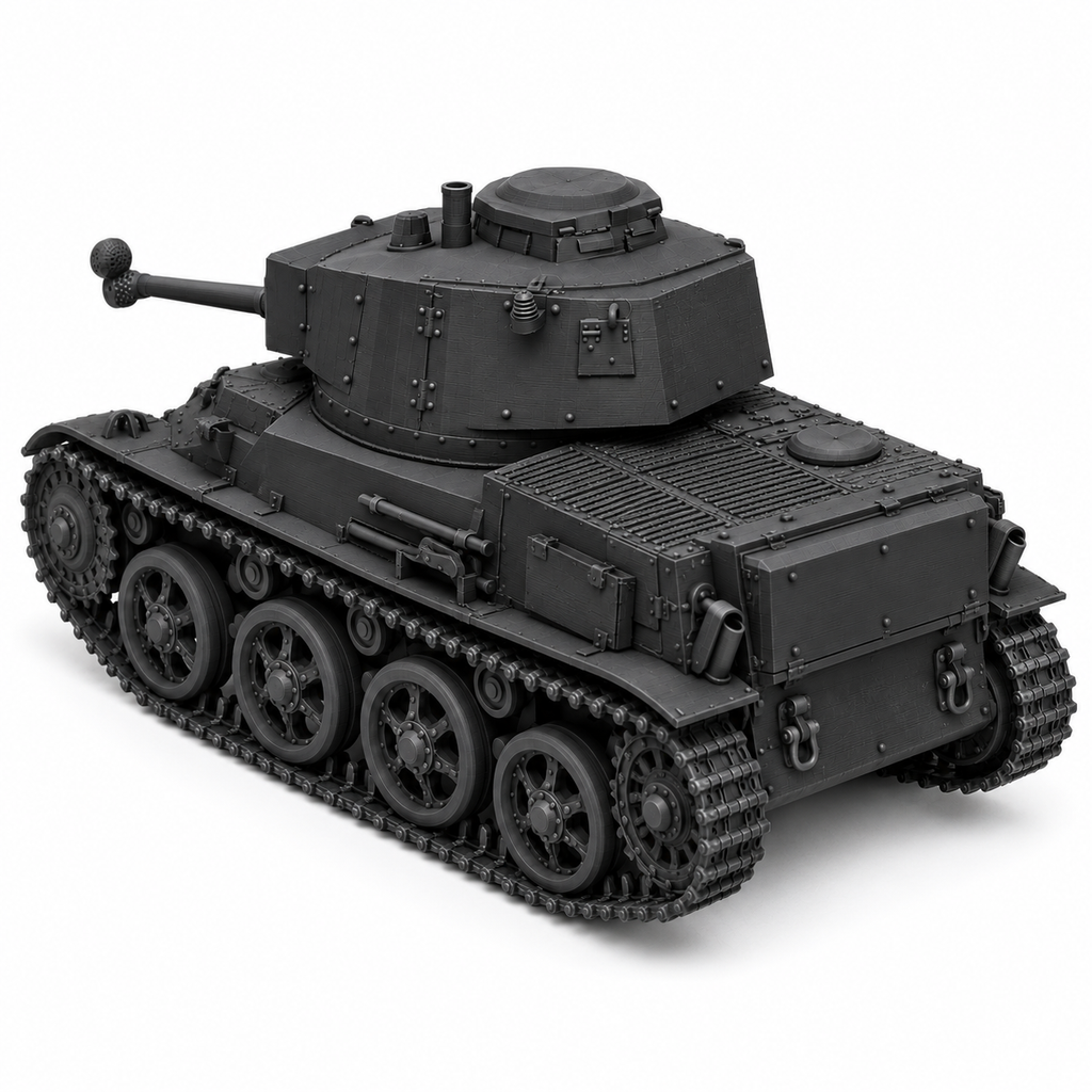 SSMODEL 1/72 1/144 Multi Scale Toldi III tank Resin Model Kit TSS0197