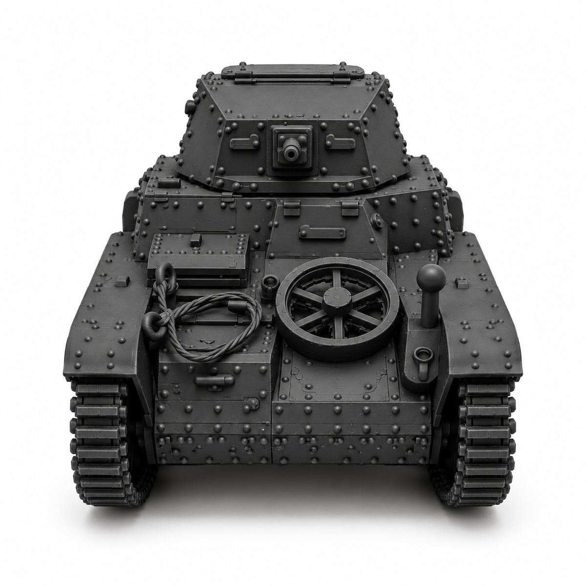 SSMODEL 1/72 1/144 Renault AMR-33 Renault VM France Tank Resin Model Kit TSS0920 — detail view 2