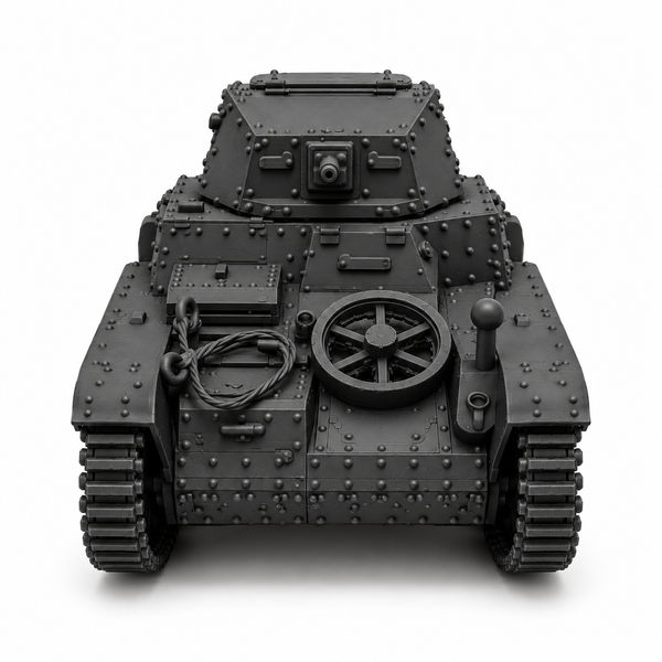 SSMODEL 1/72 1/144 Renault AMR-33 Renault VM France Tank Resin Model Kit TSS0920