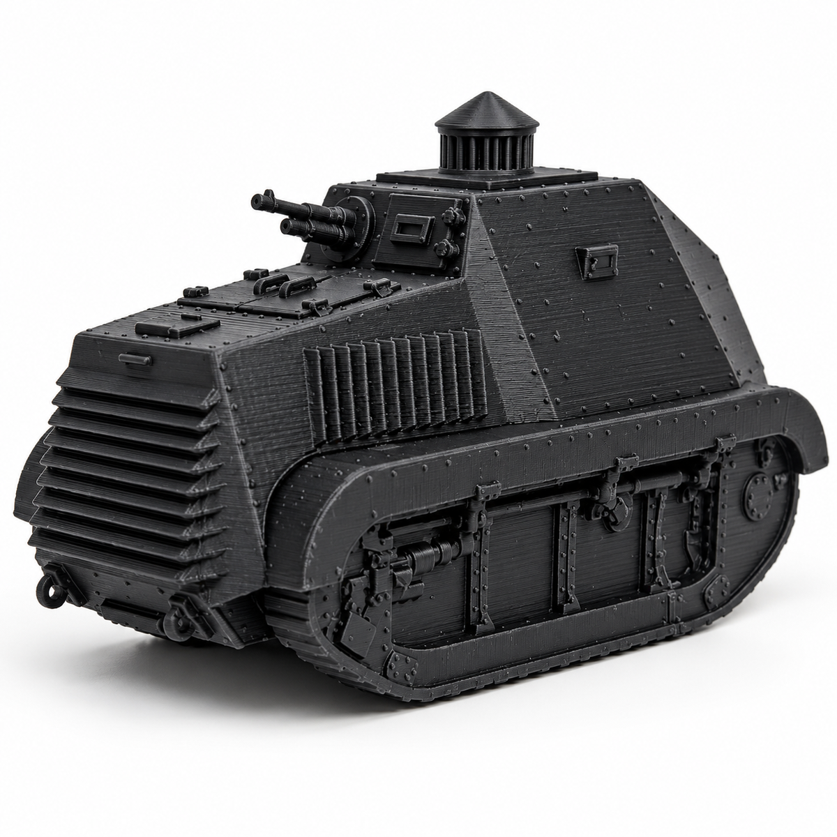 SSMODEL 1/72 1/144 Multi-Scale Spanish Civil War Landesa Tractor Model TSS1013 — detail view 17