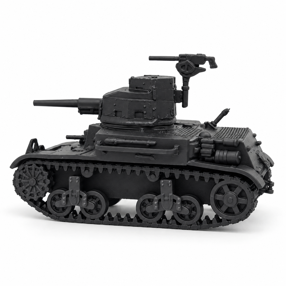 SSMODEL 1/72 1/144 Multi-Scale M3A1 US Light Tank WWII Resin Model Kit TSS1288 — detail view 5