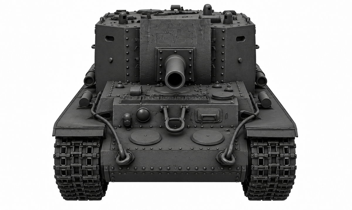 SSMODEL 1/72 1/144 Multi Scale Project 212 Soviet Artillery Tank MODEL TSS0133 — detail view 4