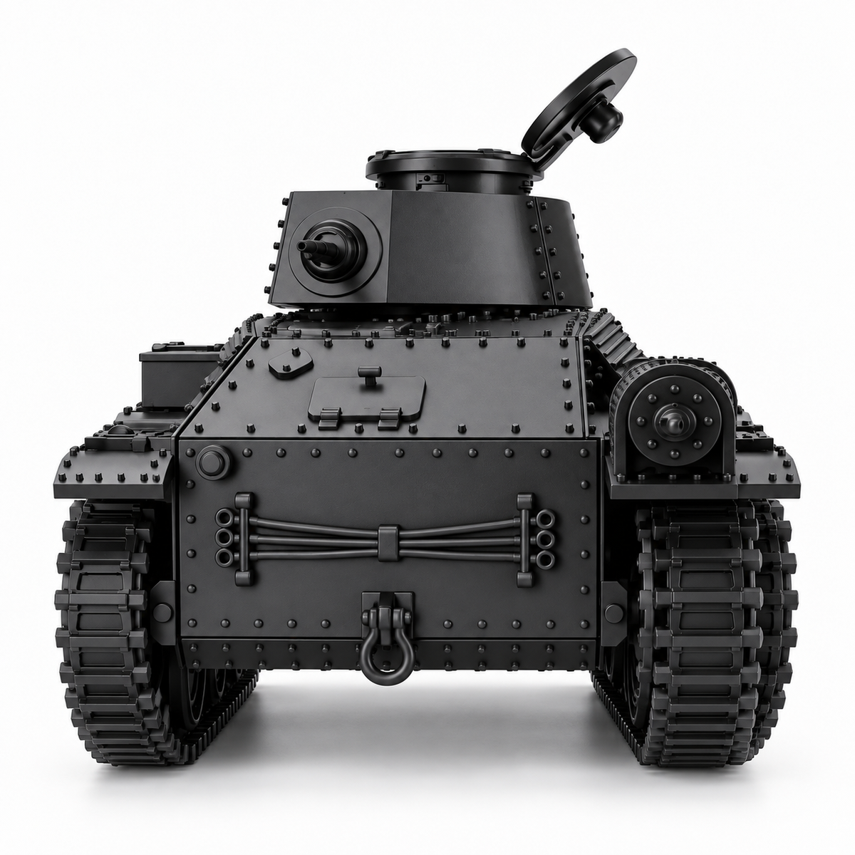 SSMODEL1/72 1/144 Type 4 Ke-Nu Light Tank 2 Crew Figures Resin Model Kit TSS1296 — detail view 2