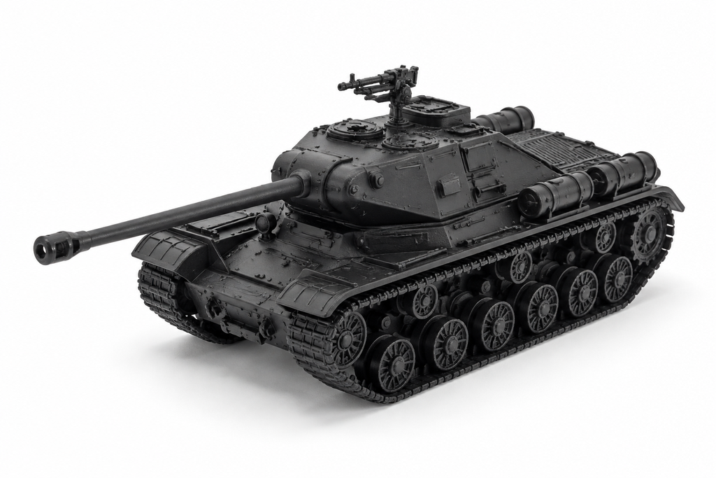 SSMODEL1/32 1/35 1/48 1/64 WW2 Soviet ISU-122s Heavy SPG Resin Model Kit TSS1260