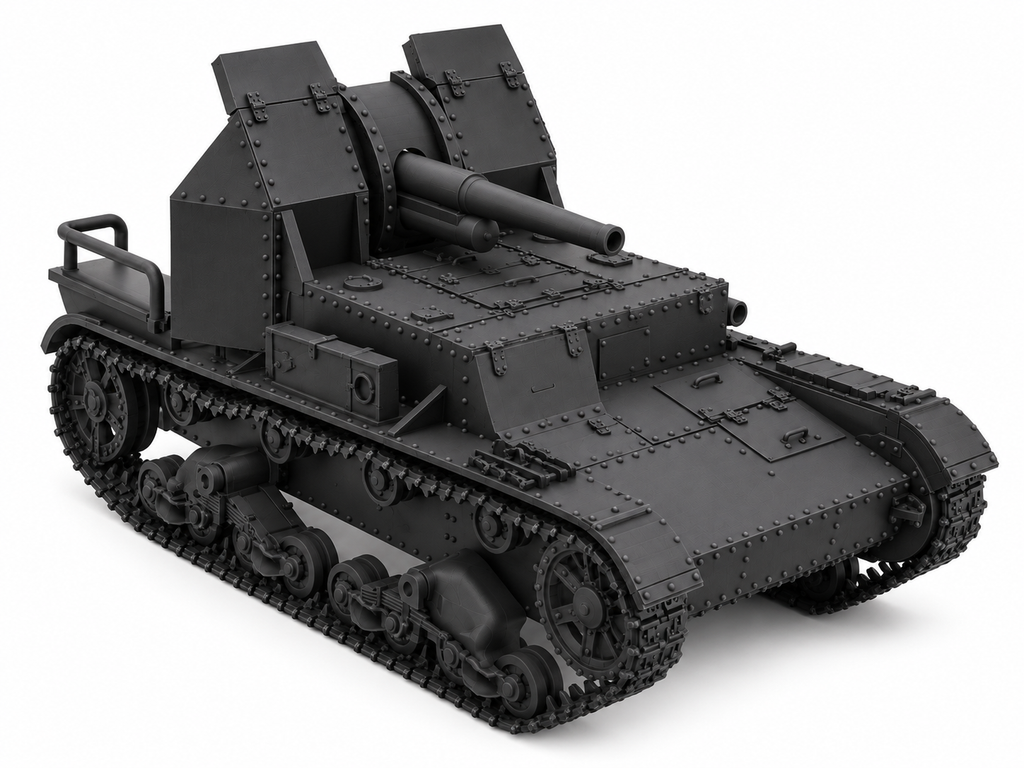 SSMODEL 1/72 1/144 Multi Scale SU-5 tank Resin Model Kit TSS0080