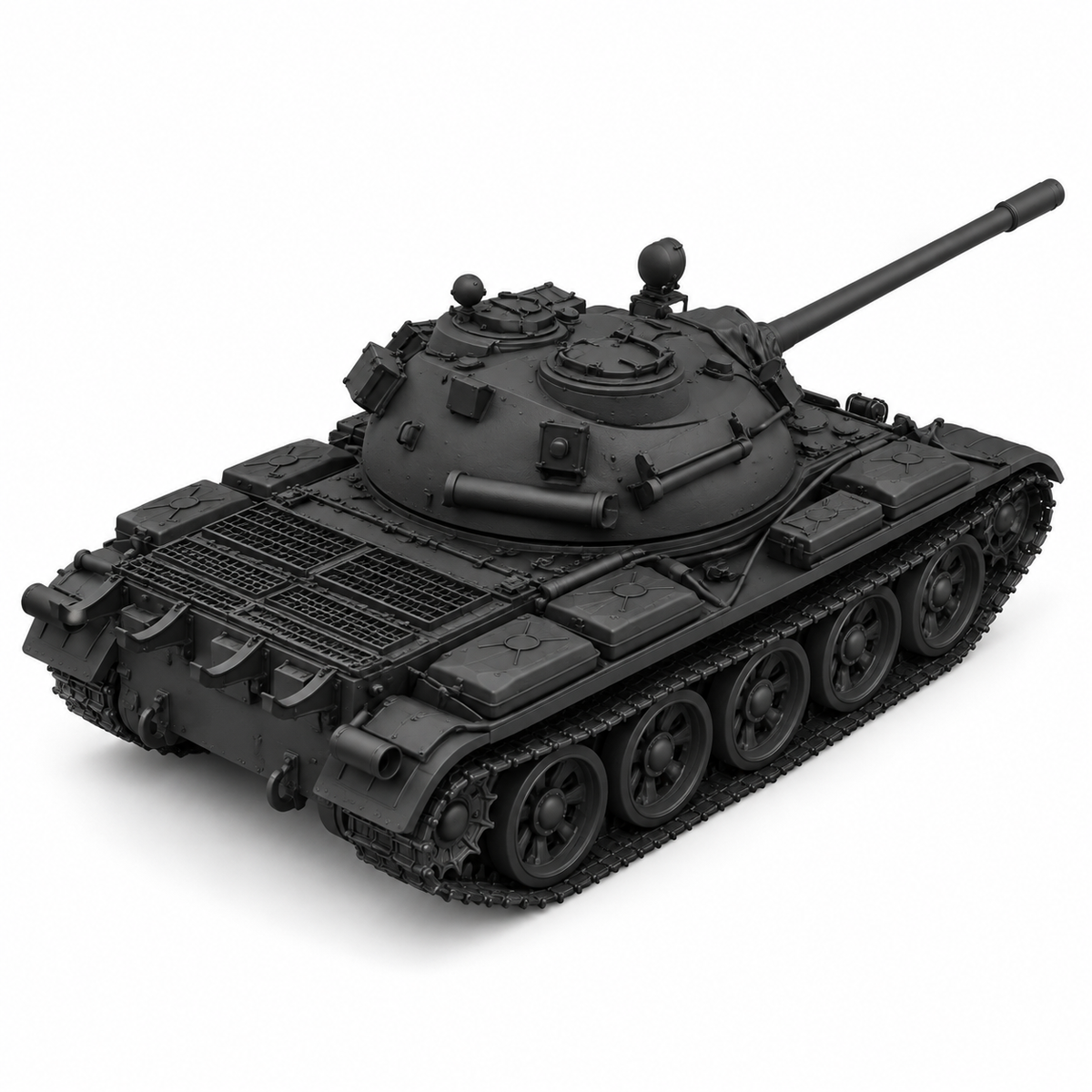 SSMODEL 1/72 1/144 T-55A (ZTS) East Germany and Czhechoslovak tank MODEL TSS0377 — detail view 12