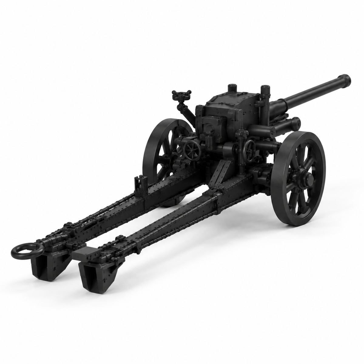 SSMODEL 1/72 1/144 Multi Scale Cannon IJA 150mm 89 Resin MODEL KIT TSS1416 — detail view 2