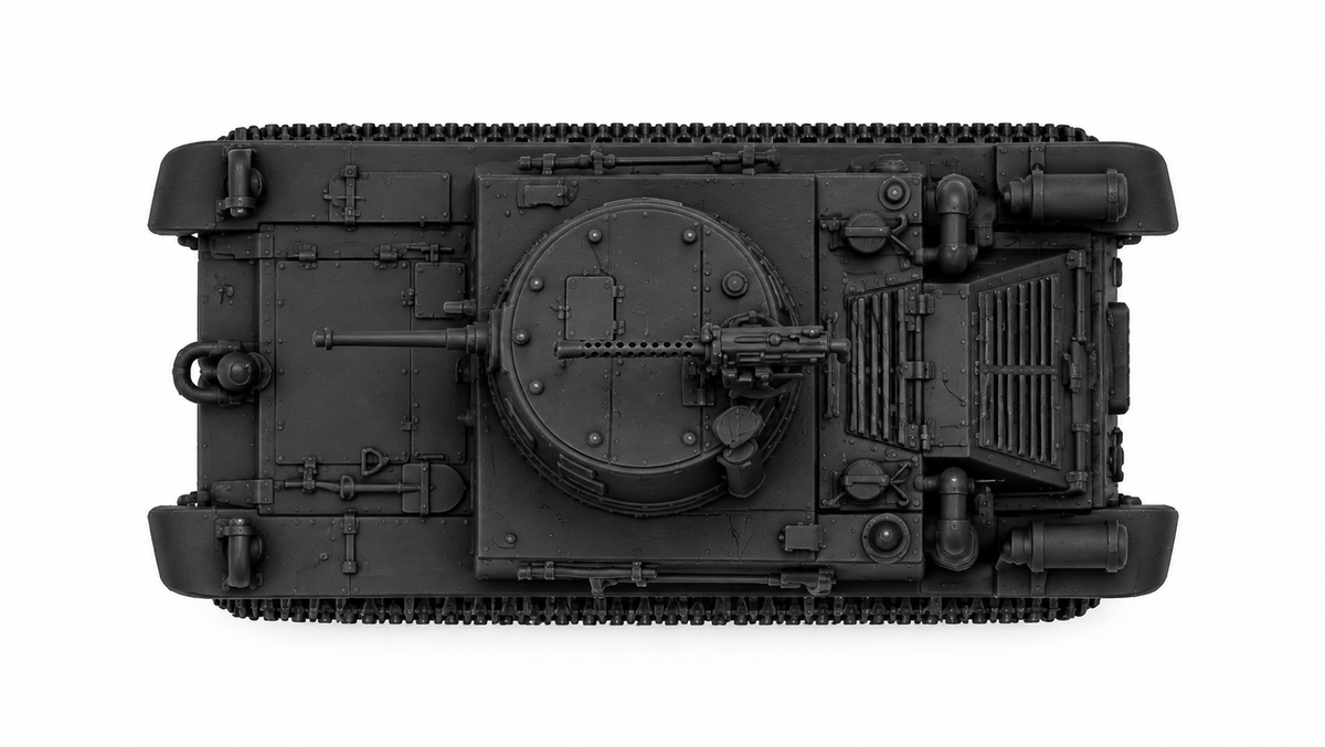 SSMODEL 1/72 1/144 Multi Scale M1 combat car Light M1 US Tank MODEL kit TSS1156 — detail view 3