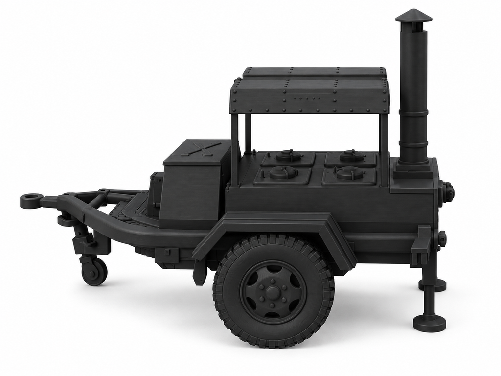 SSMODEL 1/72 1/144 KP130 Soviet Russian field kitchen Resin Model Kit TSS0287