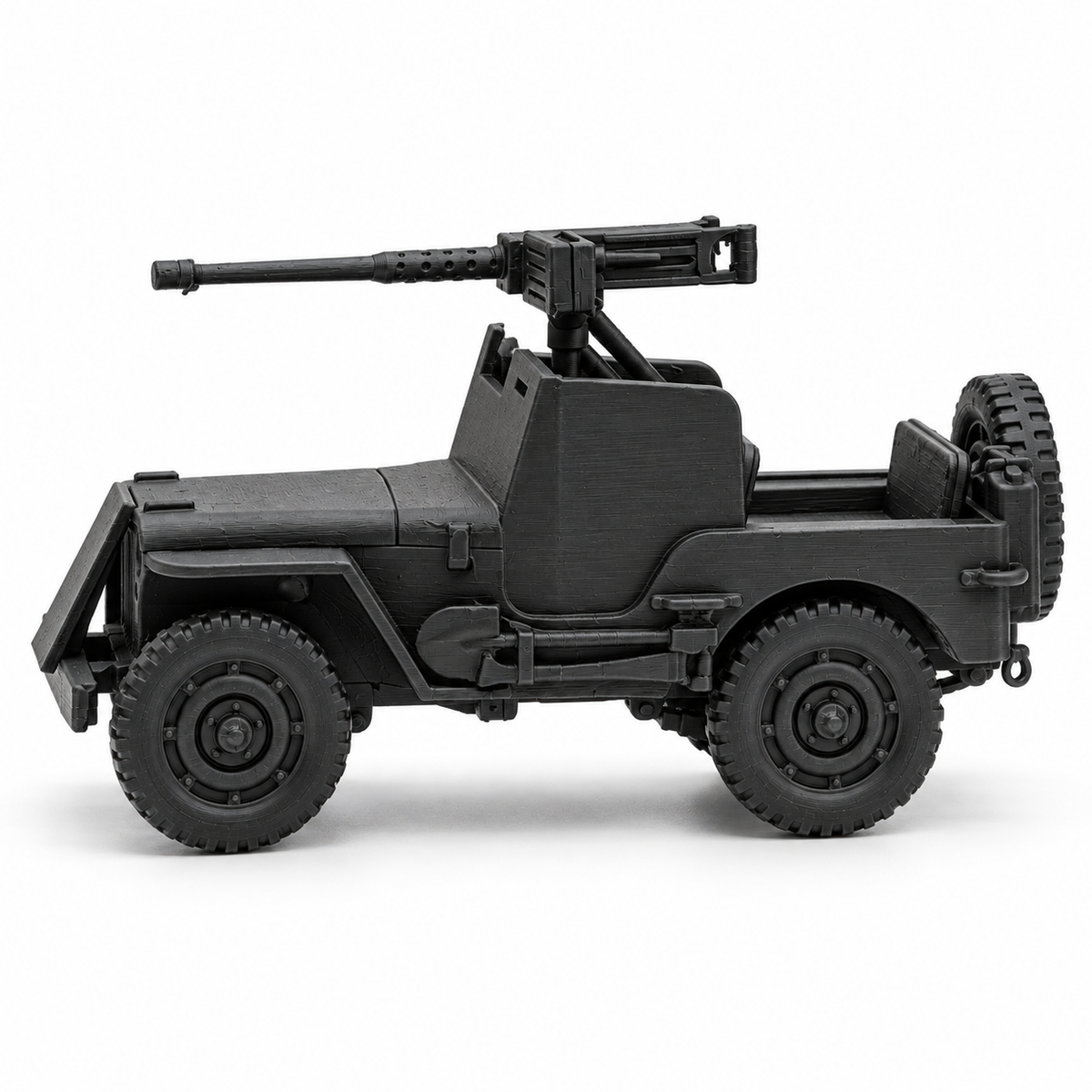 SSMODEL 1/72 1/144 WW2 US Armored Willys MB 4x4 Machine Gun Resin Model TSS1037 — detail view 3
