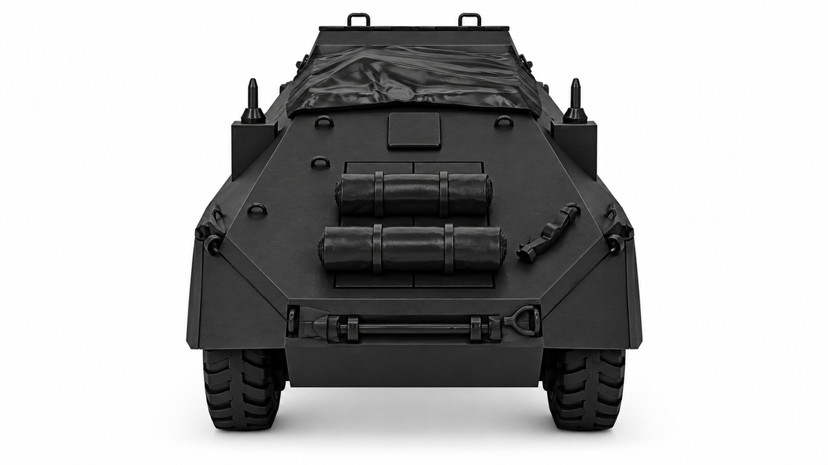 SSMODEL 1/72 1/144 Rover light armoured long chassis Tank MODEL kit TSS1162 — detail view 4