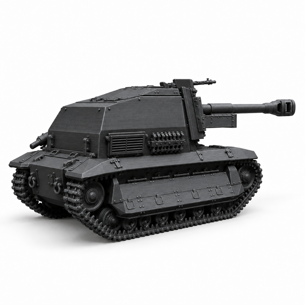 SSMODEL 1/72 1/144 10.5cm leFH 16FCM WWI Tracked Vehicle Resin MODEL KIT TSS0736