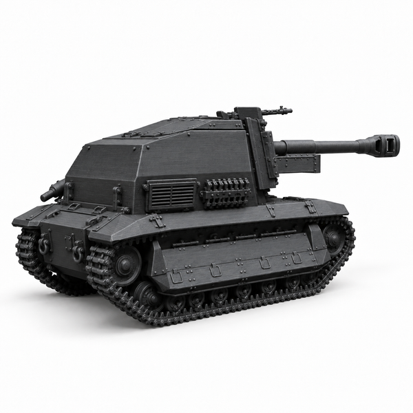 SSMODEL 1/72 1/144 10.5cm leFH 16FCM WWI Tracked Vehicle Resin MODEL KIT TSS0736