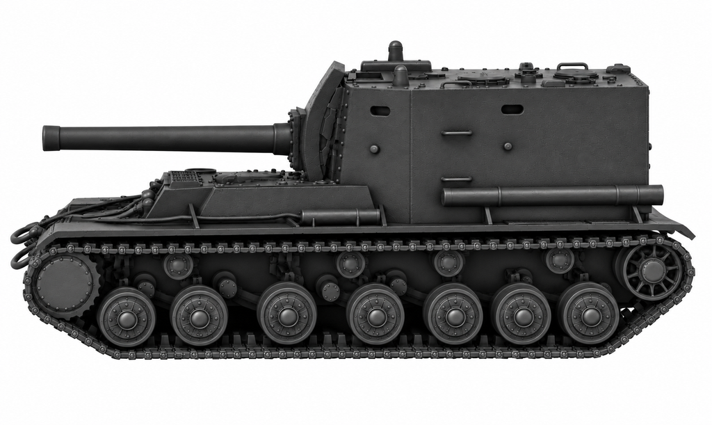 SSMODEL 1/72 1/144 Multi Scale Project 212 Soviet Artillery Tank MODEL TSS0133