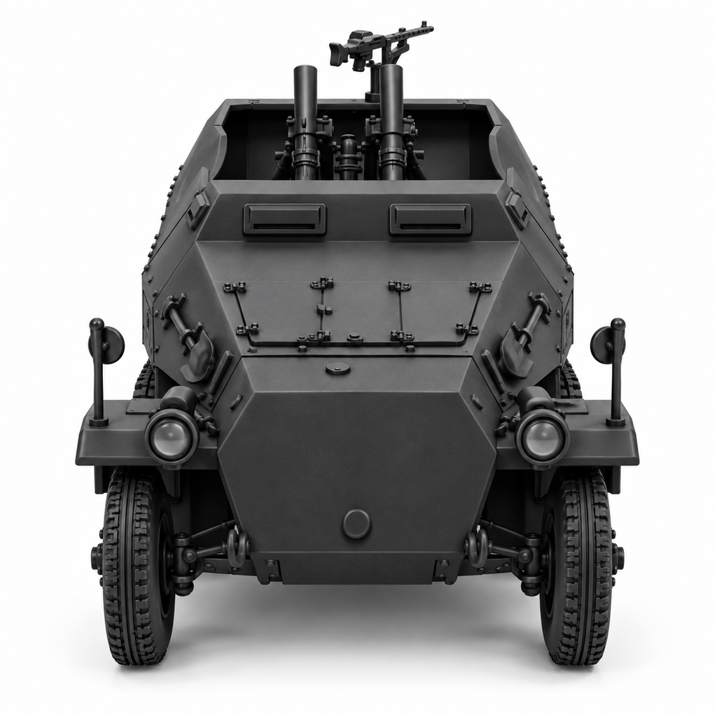 SSMODEL 1/72 1/144 Sd.Kfz.251 Ausf.D Zwilling 12cm GrW42 Resin MODEL KIT TSS0936