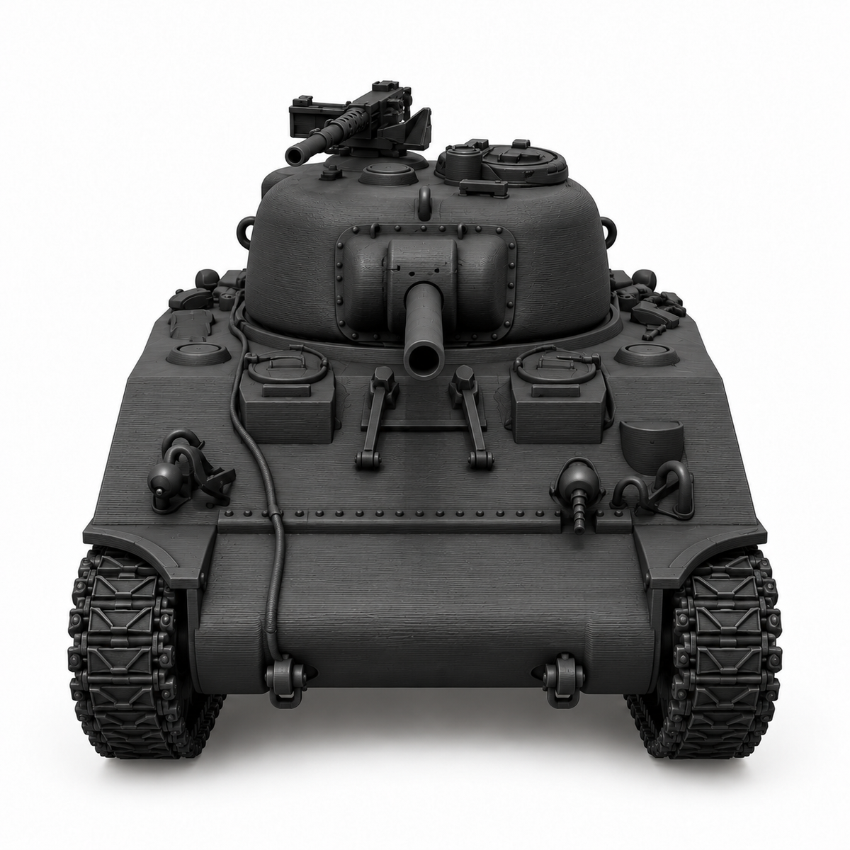 SSMODEL1/72 1/144 Multi-Scale M4A2 Sherman (early) US medium TANK Model TSS0217 — detail view 2