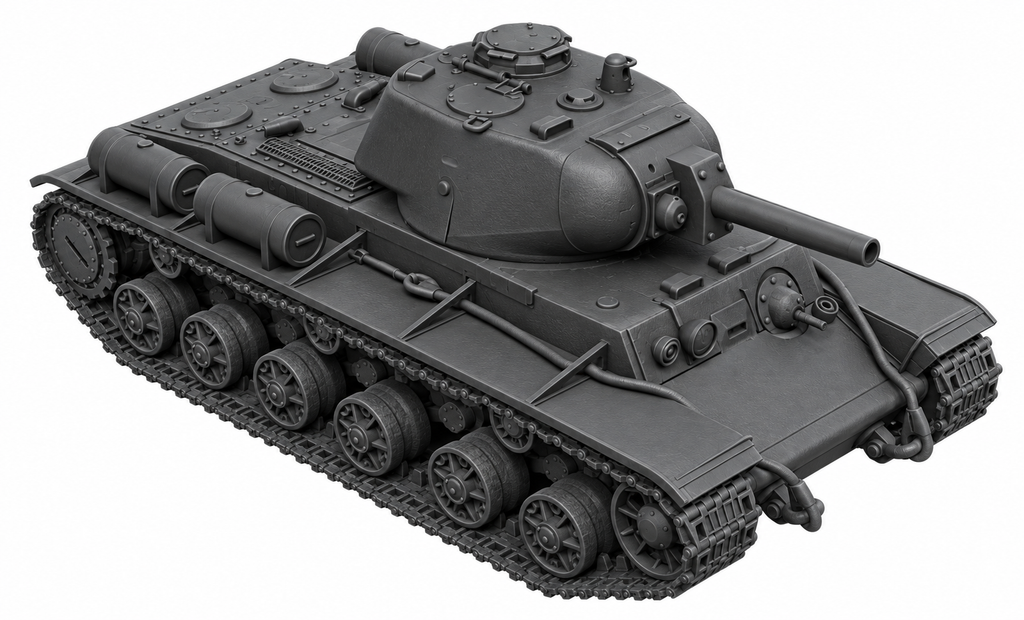 SSMODEL 1/72 1/144 Multi Scale KV-8s Soviet Flamethrower Tank MODEL kit TSS0118