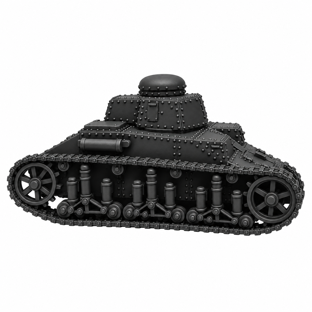 SSMODEL 1/72 1/144 Multi Scale T-19 Prototype Interwar Light Tank MODEL TSS0005